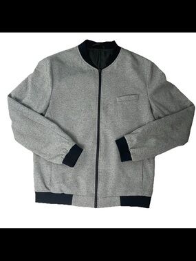 Topman Bomber Jacket 42 Outerwear Coat Streetwear Utility Classic Moto Sporty